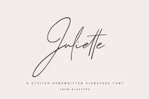 Juliette Handwritten Signature Font
