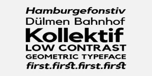 Kollektif Typeface