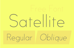 Satellite Font Free Download