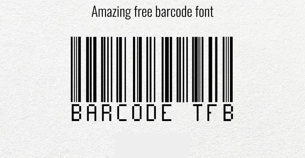 Barcode Font Free Download